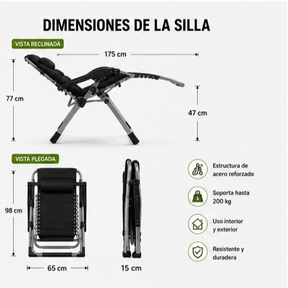 Silla reclinable